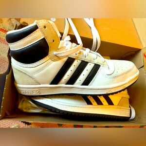 Adidas Top Ten RB Sneakers in Black and White